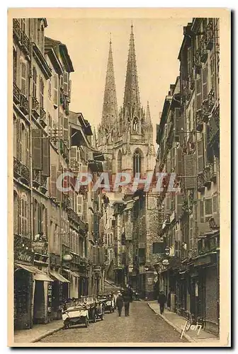 Cartes postales Cote Basque Bayonne Basses Pyrenes Rue de Port Neuf