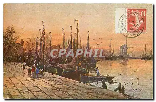 Cartes postales Bateaux de peche