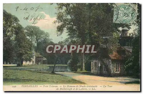 Cartes postales Versailles Petit Trianon Le Hameau de Marie Antoinette La Tour de Malborough et la Laiterie