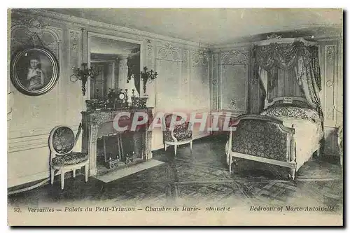 Cartes postales Versailles Palais du Petit Trianon Chambre de Marie Antoinette
