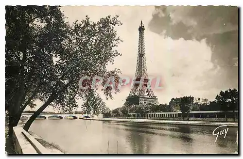 Cartes postales Paris et ses Merveilles La tour Eiffel vue de l'avenue de New York