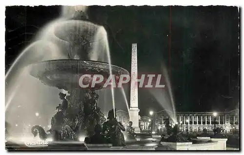 Ansichtskarte AK Paris Les illuminations Place de la Concorde