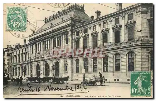 Cartes postales Bordeaux Faculte des Lettres et des Sciences