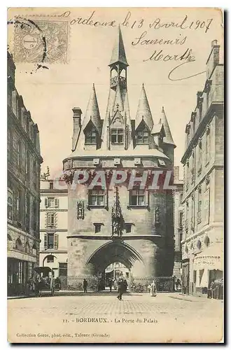 Cartes postales Bordeaux La Porte du Palais