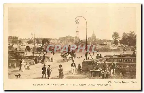 Cartes postales La Place de la Concorde Vieux Paris