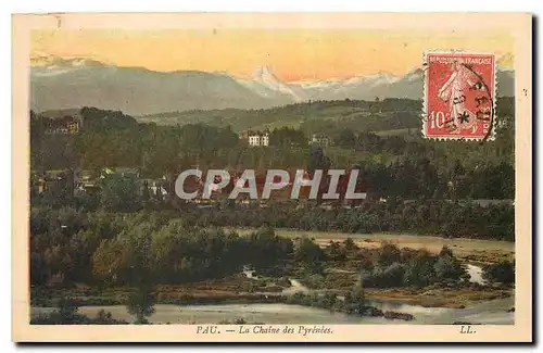 Cartes postales Pau La Chaine des Pyrenees