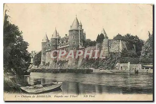 Cartes postales Chateau de Josselin Facade sur l'Ouest