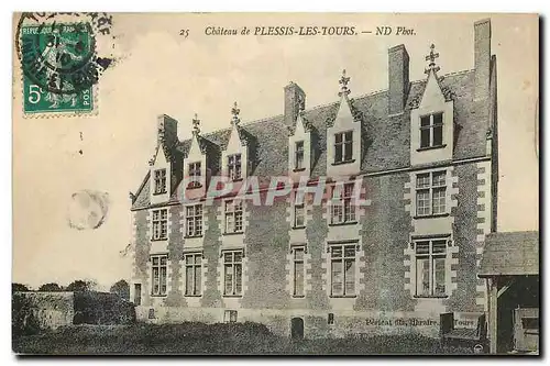 Cartes postales Chateau de Plessis les Tours