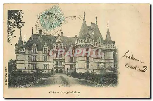 Cartes postales Chateau d'azay le Rideau