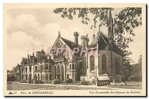 Cartes postales Env de Concarneau Vue d'ensemble du Chateau de Keriolet