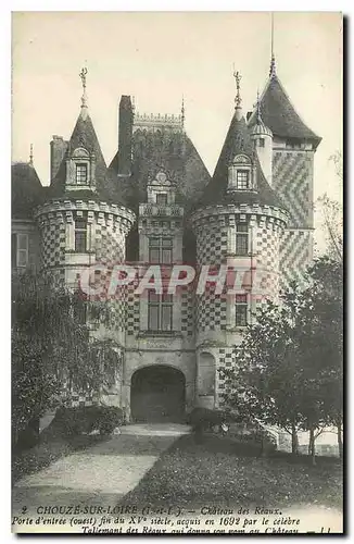 Ansichtskarte AK Chouze sur Loire I et L Chateau des Reaux Porte d'entree ouest