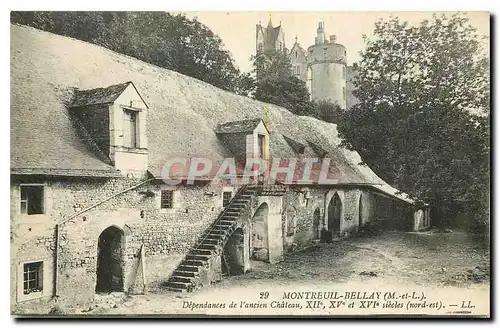 Ansichtskarte AK Montreuil Bellay M et L Dependances de l'ancien Chateau nord est