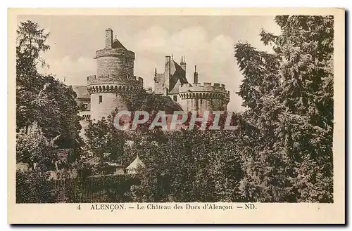 Ansichtskarte AK Alencon Le Chateau des Ducs d'Alencon