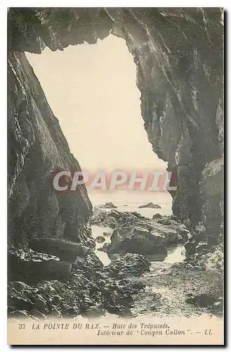 Ansichtskarte AK Le Pointe du Raz Baie des Treoasses Interieur de Cougon Callon