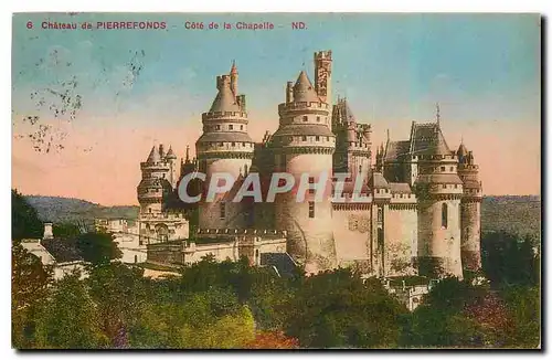 Cartes postales Chateau de Pierrefonds Cote de la Chapelle