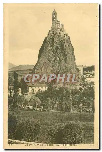 Cartes postales Le Puy Le Rocher Saint Michel