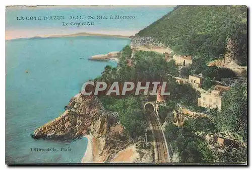 Cartes postales La Cote d'Azur De Nice a Monaco Le cap d'Ail