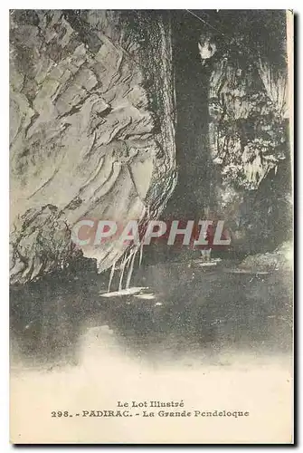 Cartes postales Le Lot Illustre Padirac La Grande Pendeloque
