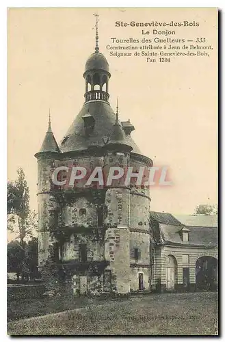 Cartes postales Ste Genevieve des Bois Le Donjon Tourelles des Guetteurs