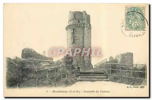 Cartes postales Montlhery S et O Ensemble du Chateau