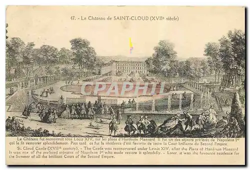 Cartes postales Le Chateau de Saint Cloud