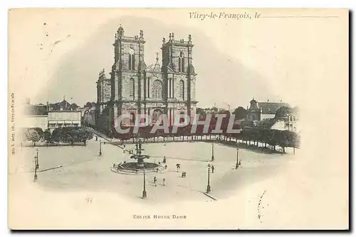 Cartes postales Vitry le Francois Eglise Notre Dame