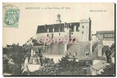 Ansichtskarte AK Montlucon Le Vieux Chateau