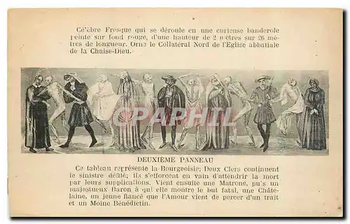 Cartes postales Deuxieme Panneau Danse macabre