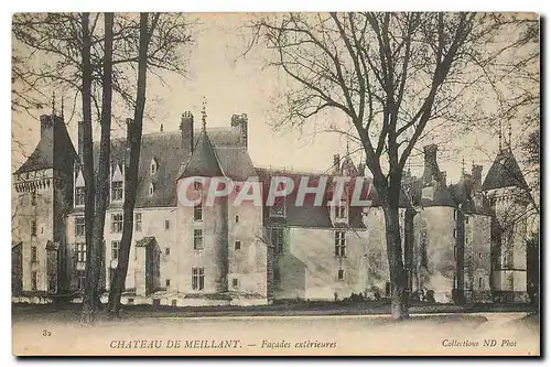 Cartes postales Chateau de Meillant Facades exterieures