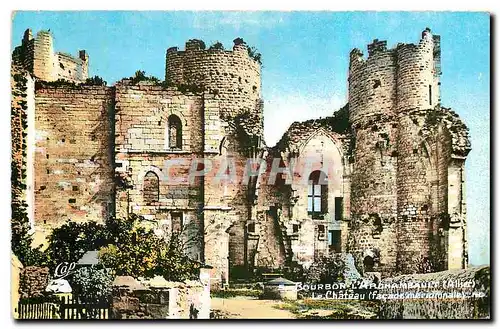 Cartes postales Bourbon L'Archambault Le Chateau facade meridionale