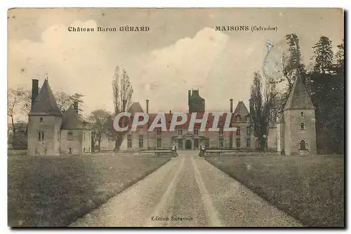Ansichtskarte AK Chateau Baron Gerard Maison Calvados