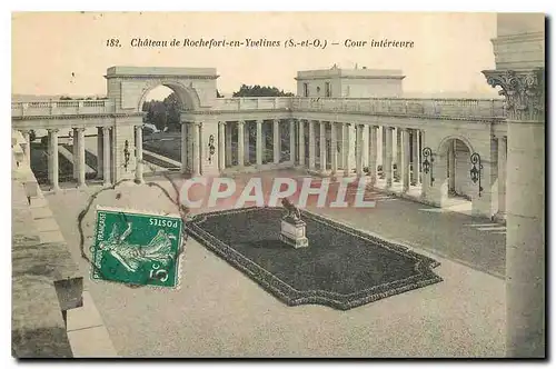 Cartes postales Chateau de Rochefort en Yvelines S et P Cour interieure
