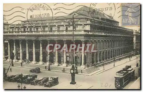 Cartes postales Bordeaux Le Grand Theatre