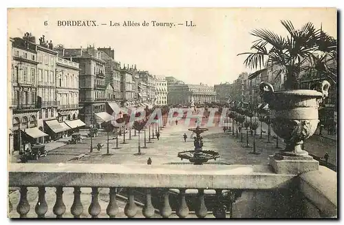 Cartes postales Bordeaux Les Allees de Tourny