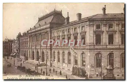 Cartes postales Bordeaux Faculte des Lettres et des Sciences