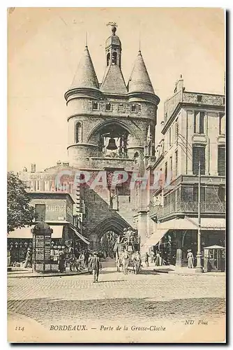 Cartes postales Bordeaux Porte de la Grosse Cloche