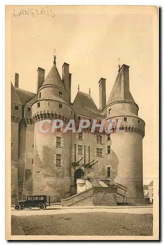 Cartes postales La Douce France Chateaux de la Loire Chateau de Langeais Indre et Loire