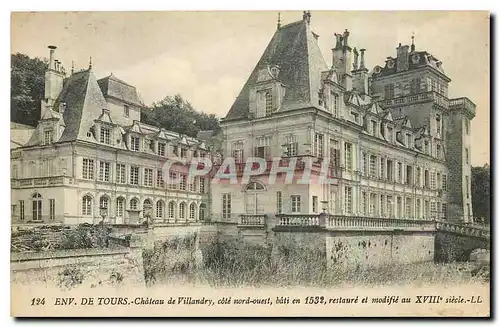 Ansichtskarte AK Env de Tours Chateau de Villandry cote nord ouest