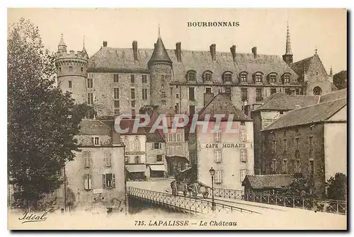 Cartes postales Bourbonnais Lapalisse Le Chateau Cafe Morand