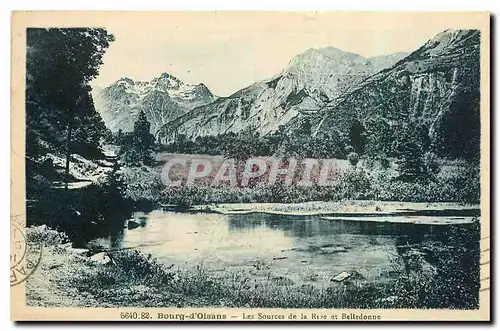 Cartes postales Bourg d'Oisans Les Sources de la Belledonne