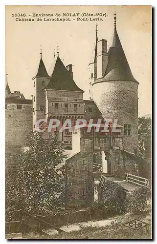 Ansichtskarte AK Environs de Nolay Cote d'Or Chateau de Larochepot Pont Levis