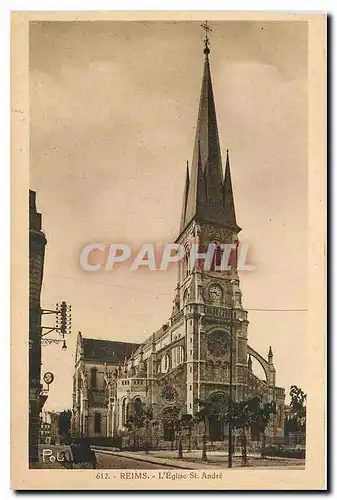 Ansichtskarte AK Reims l'Eglise St Andre