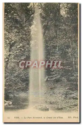 Ansichtskarte AK Vire Le Par Normand le Grand Jet d'Eau