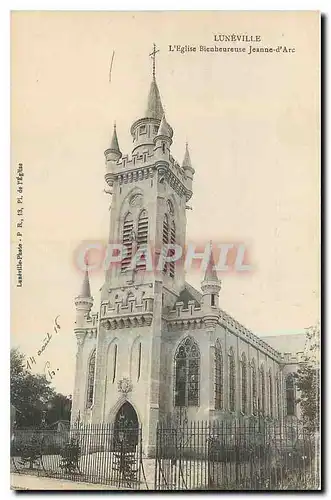 Cartes postales Luneville l'Eglise Bienbeureuse Jeanne d'Arc