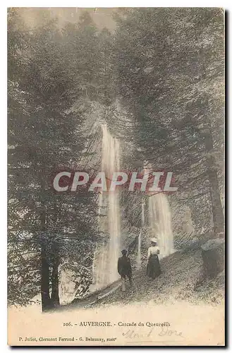 Cartes postales Auvergne Cascade du Queureilh