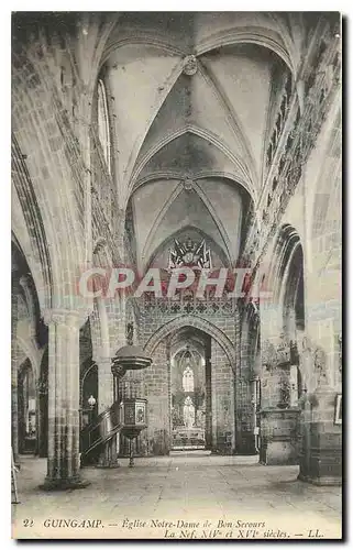 Cartes postales Guingamp Eglise Notre Dame de Bon Secours