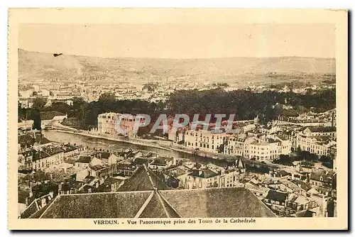 Ansichtskarte AK Verdun Vue Panoramique prise des Tours de la Cathedrale