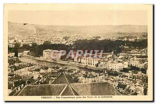 Cartes postales Verdun Vue Panoramique prise des Tours de la Cathedrale