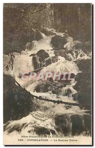 Cartes postales Sites Pittoresque de Franche Comte Consolation La Source Noire