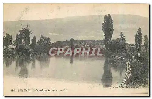 Cartes postales Chanaz Canal de Savieres